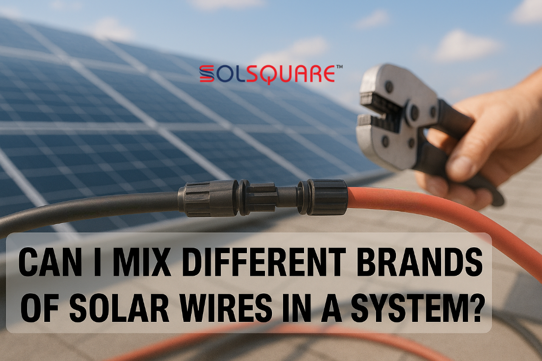 Can I Mix Different Brands of Solar Wires in a System